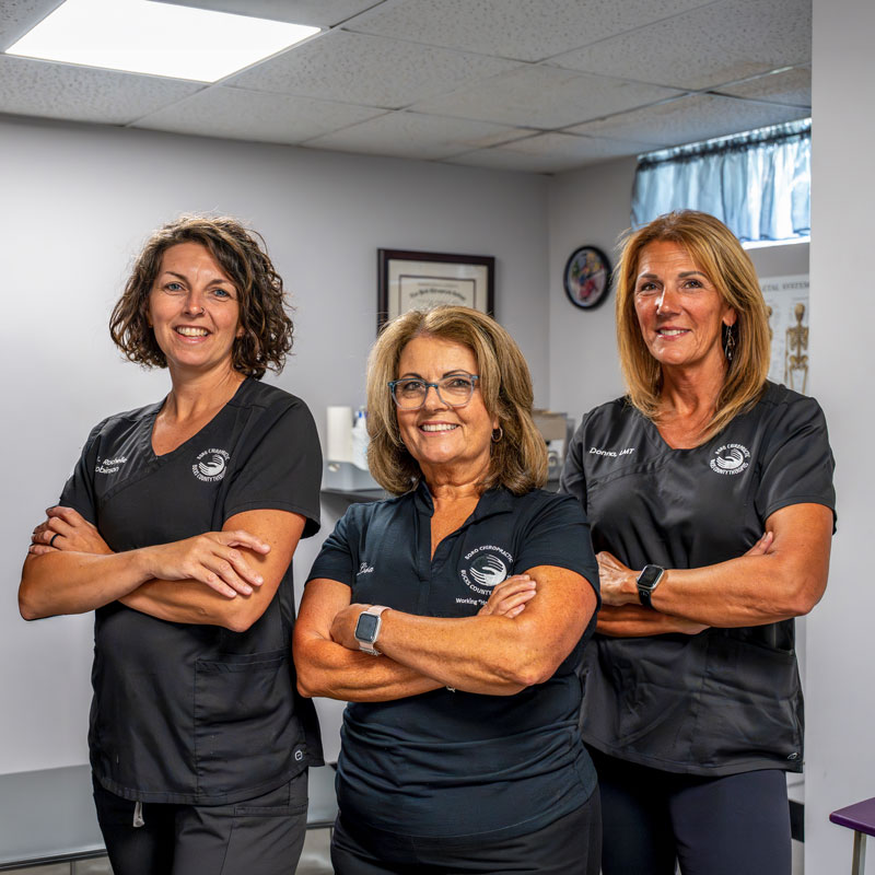 The friendly staff including doctors at Boro Chiropractic Care.